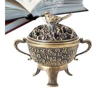 Soporte de incienso con cono - Quemador de incienso artesanal | Soporte de aleación en forma de pera, aromaterapia, decoración de meditación, ritual diario, casa de spa, entrada a la oficina