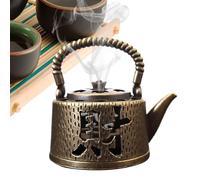 Soporte de incienso cónico, quemador de incienso de meditación, aleación de zinc en forma de , herramientas de relajación para casa de té, oficinas, estanterías