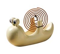 Soporte de incienso en forma de caracol para escritorio, soporte para bobina de incienso al aire libre, para dormitorio, sala de estar, baño, cocina, patio, campamento
