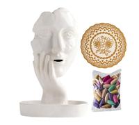 Soporte de Incienso Facial, Quemador de Incienso de reflujo Escultura
