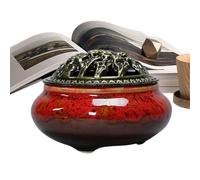 Soporte de incienso | Soporte de incienso de cono de bobina para meditación, incensario de disco de cerámica ardiente, meditación, decoración del hogar interior y yoga
