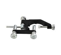 Soporte de indicador de 1-7/8 pulgadas de diámetro, para indicadores de vástago o cola de milano de 5/32 pulgadas, montaje de arandela de nailon negro con rigidez ajustable