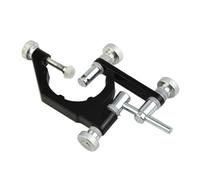 Soporte de indicador de diámetro de 1 a 7 sobre 8 para indicadores que tienen 5 sobre 32 vástago o cola de milano, construcción de arandela de nailon negro, longitud 4.5, rigidez adaptable, metal