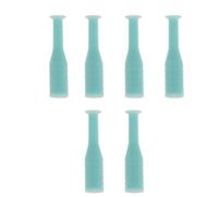 Soporte de Inserción de Lentes 8 Piezas Abs Verde para Viaje | Ventosa para Lente, Uso Diario y Portátil, Superficie Antideslizante, Incluye Botella, Fácil de Limpiar