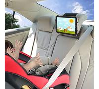 Soporte de iPad para el Coche TFY Soporte de iPad para Reposacabezas de Coche con Malla de Silicona para Sujetar Teléfonos Móviles de 4,5 a 6 Pulgadas y Tablets de 7 a 10,5 Pulgadas