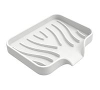 Soporte de jabón flexible con base en ángulo que mantiene los jabones secos durante mucho tiempo, caja antideslizante con innovadores sistemas de drenaje de silicona, ahorra ajuste a todos los estilos