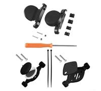 Soporte de jaula de botella de agua para bicicleta, soporte de plástico ajustable con bisagra segura para bicicletas de montaña y plegables, clip protector de asiento ligero para hidratación de