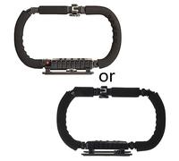 Soporte de jaula de expansión estabilizador de mano en forma de U para cámara deportiva con asas en U