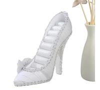 Soporte de joyería con forma de zapatos vintage en alta H | Zapatos de tacón alto para el hogar, tocador, encimera, estante, dormitorio, armario, joyería, decoración, cumpleaños, Pascua