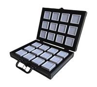 Soporte de joyería de aleación de aluminio resistente para viajes con diseños para un almacenamiento seguro de objetos de valor en el camino, almacenamiento de piedras preciosas con cerradura