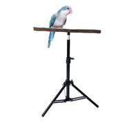 Soporte de juego para pájaros, base de trípode plegable ajustable, adorable hábitat con patas antideslizantes, soporte de entrenamiento de pájaros con construcción robusta, soportes de juego para