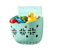 Soporte de juguete de baño para bañera plegable de silicona de gran | Soporte de pared para juguetes de baño para niños, baño, champú, gel de ducha