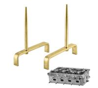 Soporte de la cabeza del cilindro | Soporte de motor de 2 piezas para el montaje y elevación del cabezal del motor, kit de portada de la cabeza del cilindro, herramientas del motor para modificaciones