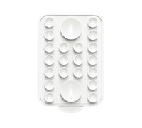 Soporte de la caja del teléfono de la copa de succión de silicona, agarre del teléfono magnético, accesorio de montaje en la pared, filmación con manos libres, amigables con los viajes, 8.9x6x0.7cm, p