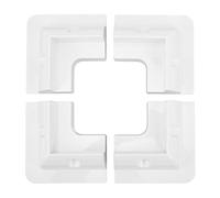 Soporte de la esquina del panel solar 4pcs sin kit de montaje de perforación, soporte de techo de panel solar de ABS duradero para vehículos recreativos, vehículo recreativo,