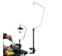 Soporte De La Lámpara De Mesa, Soporte De Aluminio Portátil | Accesorio De La Percha Estable, Diseño Ajustable Ultra Ligero con Ajuste Seguro para Parada De Tienda Al Aire Libre Barbacoa De P