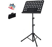 Soporte de la partitura Soporte de música portátil profesional Ajuste de la altura del soporte plegable del trípode con la bolsa de transporte