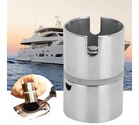 Soporte de la varilla de acero inoxidable Sustvita 304, caída - en convertidor de poste de pesca giratoria con rotación de 360 grados para botes