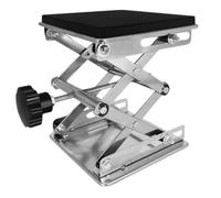 Soporte de laboratorio de elevación de tijera - Acero inoxidable Ajustable Lab Lift 10x10cm Altura expandible 1.96-6.1in Tijera Jack Soporte Soporte para Laboratorio Cocina Science Equipment