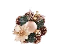 Soporte de lámpara de corona de simulación de flores para aromaterapia, para fiesta, corona floral artificial, para iglesia de vacaciones (estilo 1)