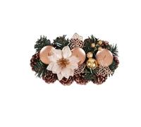 Soporte de lámpara de corona de simulación de flores para aromaterapia, para fiesta, corona floral artificial, para iglesia de vacaciones (estilo 3)