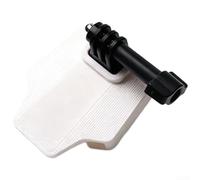 Soporte de lámpara de nariz de cerdo resistente para Brompton para cámaras de acción Soporte de montaje de resina industrial (blanco)