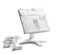 Soporte de lectura ajustable - Soporte para libros pesados, giratorio portátil para partitura musical Escuela Biblia cocina, libro de recetas, agenda de documento, cuaderno cama piano partición