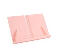 Soporte de lectura con clip para página, 6 ángulos, ajustable, soporte para libros de cocina, soporte plegable para libros de texto, tableta, soporte portátil para páginas de libros