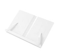 Soporte de lectura para tableta, estante para libros de cocina, libros de texto con Clips de página, reposalibros plegable para libros, portátil, lectura ajustable