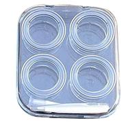 Soporte de lentes de acceso rápido con pinzas y barra de uso, ideal para uso diario y kits de lentes de viaje