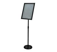 Soporte de letrero A3, soporte de exhibición de carteles con Base resistente, soporte de letrero de pie para suelo, tablero de anuncios de menú de señalización de bienvenid A3 Black Right-angle style