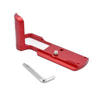 Soporte de liberación rápida en L Mango de cámara Grip Se adapta a Panasonic GX9 GX7II/III GX85 GX80 Cámara Vertical Shoot Accesorios (rojo)