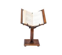 Soporte de libro de madera tallada ajustable | Corán, Biblia, Atril titular de la Torá | Diccionario, Soporte de libro de cocina
