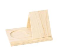 Soporte de libro de mesa de noche, soporte de rescate de libros, soporte triangular con portavasos, soporte de mesa de madera, soporte para libros de escritorio, decoración de oficina para dormitorio