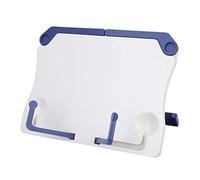 Soporte de libro de partituras, plástico Plegable Ajustable Múltiples ángulos Tabletas Bandeja de soporte para teléfonos inteligentes Soporte de libros portátil ligero para niños Estudiantes Adultos