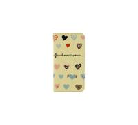 Soporte de libro magnético movil con protección de tapa para teléfono móvil I Love You para Samsung Galaxy S5 Mini