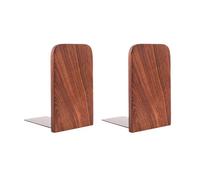 Soporte de Libros de Madera, sujetalibros de diseño Elegante, estanterías, Soportes para Libros, Soportes para álbumes de Fotos de para exhibir Libros, sujetalibros de Escritorio