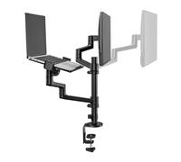 Soporte de Libros - Neomounts - DS20-425BL2 - Acero Negro - Altura Ajustable - Carga 8 kg