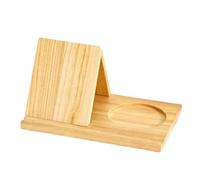 Soporte de libros triangular de madera: soporte de lectura ajustable, organizador de centro de mesa de escritorio, expositor de libros versátil de fácil instalación | Decoración del hogar funcio