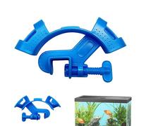 Soporte de línea acuática: pinza reposicionable del lado del tanque, pestillo de control de tubería duradero, abrazadera de tubo de reforzado | Accesorio de plomería de hábitat de pescado prá