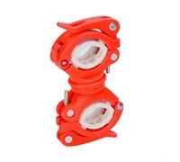 Soporte de linterna de bicicleta de liberación rápida para bomba de antorcha de 18-38 mm, soporte de plástico de ingeniería de rotación de 360 grados para manubrio, tija de asiento, horquilla trasera