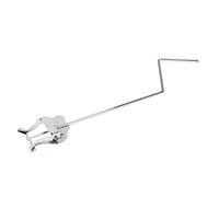 Soporte de lira de metal para trompeta, 25 cm, kit de marcha de banda para estudiantes de saxofonista tenor, aleación de plata, clip de partitura musical para acceso a instrumentos de viento de madera