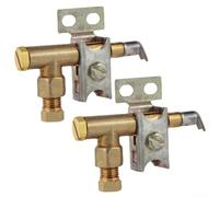 Soporte de llama unidireccional Pilot diseñado para gas natural o para uso de GLP, patrón de montaje de tres agujeros para integración estándar de aparatos de gas (2)