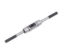 Soporte de llave de mano para llave de trinquete M1 a M14, mango ajustable de acero de aleación para enhebrar a mano izquierda y derecha en reparación de automóviles y metalurgia (M6-para M14)