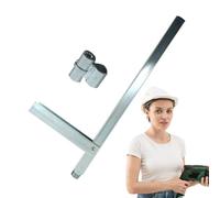 Soporte de llave de techo plateado | Soporte de llave de techo multifuncional, herramientas eléctricas ergonómicas eficientes para obras de construcción de maquinaria industrial