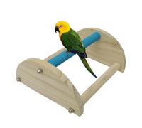 Soporte de loro de madera - Chick Roosting Bar, Gimnasio Soportes para Aves | Triángulo Escalera Pollo Juguetes, Equipo de Entrenamiento Loros, Accesorio de Pollos Guacamayos, Patio de perca para