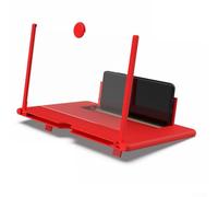Soporte de lupa extraíble para pantalla de teléfono móvil, soporte de escritorio ajustable con pantalla de alta definición de 10/12 pulgadas, diseño que ahorra espacio para video, lectura y navegación