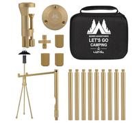 Soporte De Luz De Anillo De Escritorio, Soporte De Luz De Mesa,Soporte De Trípode Al Aire Libre Ligero De Aleación De Aluminio, | Montaje En Escritorio, Soporte De Linterna, Soporte Robusto