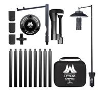 Soporte de luz de anillo para escritorio,Soporte de luz de escritorio,Soporte de trípode para exteriores de aleación de aluminio ligero, | Soporte para trípode multifuncional y resistente, soporte par