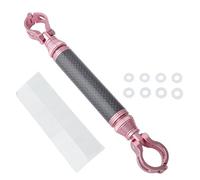 Soporte de luz de bicicleta de fibra de carbono de aluminio de alta resistencia con resistencia a la corrosión y protección contra golpes para un uso seguro. Soporte flexible y ajustable para ciclismo